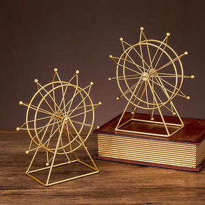 Rueda de la Fortuna Giratoria de Metal Forjado como Decoración de Escritorio o Pieza Decorativa - Product Image 5