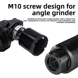 M10 diamante brasato pieno di piastrelle di ceramica apriscatole di perforazione a secco di vetro punta per piastrelle di marmo apertura 6-60mm - Product Image 2