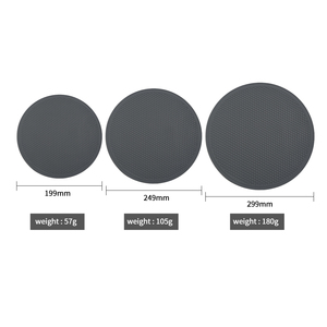 Silicone Heat Resistant Antistatic Tableware <b>Table</b> Place Mat Easy Storage <b>Table</b> <b>Protector</b> Dish Sink Drying Mat Custom CLASSIC - Product Image 2