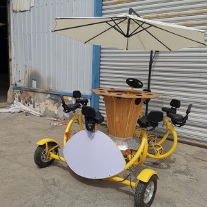 Tricycle à pédales 8 passagers pour les fêtes touristiques Pubs ou conférences Vélo Surrey confortable pour les groupes - Product Image 6