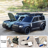 Nouveautés Voiture RC 49Mhz 4CH 1:22 Véhicule tout-terrain Land Rover Chargeur inclus Télécommande électrique Jouets et loisirs pour experts