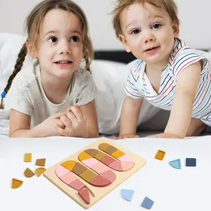 TOGNTU-rompecabezas educativo de silicona con forma de serpiente para bebé, bloques de juego, juguetes de apilamiento para niños