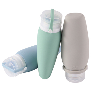 3oz xách tay mini rỗng không có rò rỉ bóp du lịch <span class=keywords><strong>container</strong></span> 90ml Kem dưỡng da nhỏ xà phòng chai Silicone du lịch tái sử dụng chai dầu gội đầu - Product Image 6