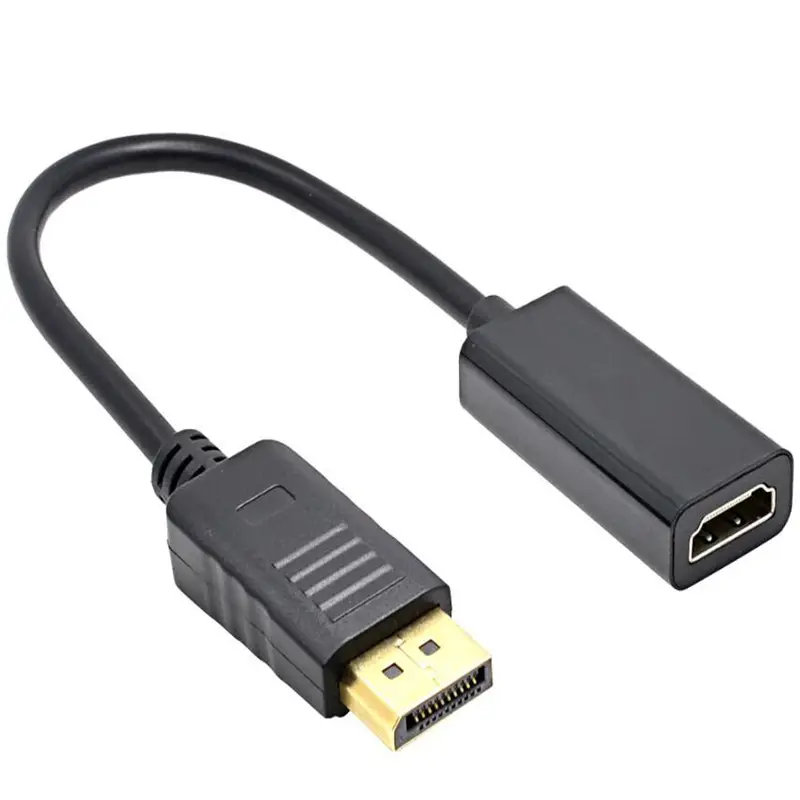Displayport To Hdmi Adapter Male To Female Converter Support 1080p For Laptop Tablet