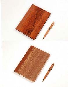 Agenda Ecológica Personalizada de Madera de Roble 2025, Diario Personalizado, Cuaderno de Cuero, Juego de Regalo Empresarial, Bolígrafo Duradero y Moderno - Product Image 5