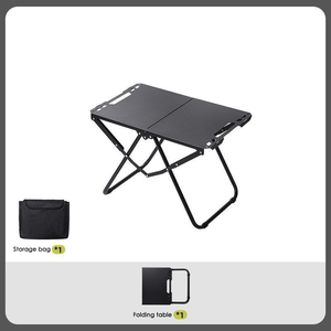 IGT, <span class=keywords><strong>mesa</strong></span> plegable de hierro ligera, portátil y duradera para acampar al aire libre, multifunción, Picnic y té, diseño moderno - Product Image 2