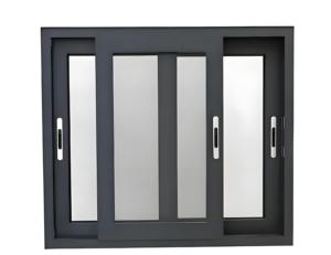 Chất lượng cao tùy chỉnh hệ thống giá rẻ Giá kính đôi ba bài hát nhiệt phá vỡ nhôm cửa sổ trượt cho ban công - Product Image 1