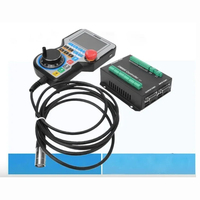 Controlador CNC 001, Sistema de Control de Movimiento DM800 de 3/4/5 Ejes, Pantalla de 3.8 Pulgadas, Botón de Parada de Emergencia, Compatible con Código G