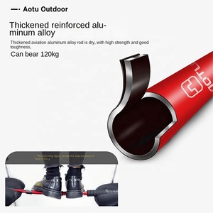 Tragbarer tragbarer Aluminiumgummi-Gehstock für ältere Menschen zur Selbstverteidigung Erweiterbarer HS-Stab 340mm Travel Cane - Product Image 5