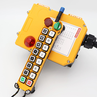 Control remoto inalámbrico controlado por radio de grúa aérea de polipasto eléctrico industrial, hecho de plástico duradero, 1 unidad