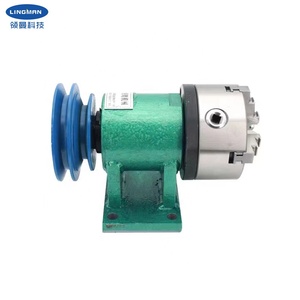 Hoàn toàn tự động CNC Ba móng vuốt điện đầu hàn dụng cụ máy tiện vành đai ổ đĩa máy tiện trục chính khí nén Hướng dẫn sử dụng quay <span class=keywords><strong>Chuck</strong></span> - Product Image 3