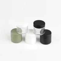 Vente en gros de pots en verre ronds de 5 ml et 9 ml, résistants aux enfants, de qualité supérieure, étanches aux odeurs, pour le stockage de fleurs et de hash