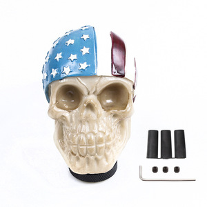 RASTP Skull Gear <b>Shift</b> <b>Knob</b> Plastic Ergonomic Car Modification Accessory for Most Car Models - Product Image 5