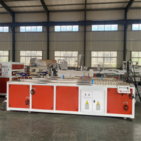 Machine de fabrication de profilés en plastique PP PE, ligne d'extrusion à vis simple pour profilés décoratifs