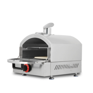 <span class=keywords><strong>Four</strong></span> à pizza commercial d'extérieur rotatif 12 pouces à gaz <span class=keywords><strong>portable</strong></span> au propane, machine à pizza de cuisine avec pierre à pizza rotative - Product Image 4