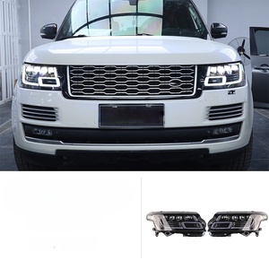 Faros Delanteros para Land Rover Range Rover Executive 13-17, Actualizaciones 2018, Luces Diurnas Multicolores - Product Image 1