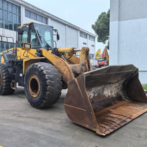 KOMATSU WA470 Cargador de ruedas usado de Japón KOMATSU WA470 usado con cargador de ruedas delanteras de alta calidad para la venta - Product Image 1