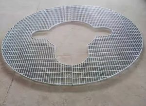 Plaque <span class=keywords><strong>perforée</strong></span> de caillebotis en acier composite pour escaliers caillebotis industriel robuste galvanisé à chaud - Product Image 3