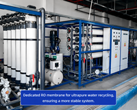 Pompe moteur grande capacité pour équipement de traitement d'eau par osmose inverse (RO) pour systèmes de réutilisation des eaux usées de laboratoires électroniques