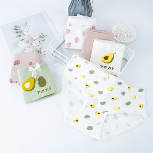 Sous-vêtements mignons doux et perméables pour femmes Culottes en coton pour adolescentes - Product Image 1