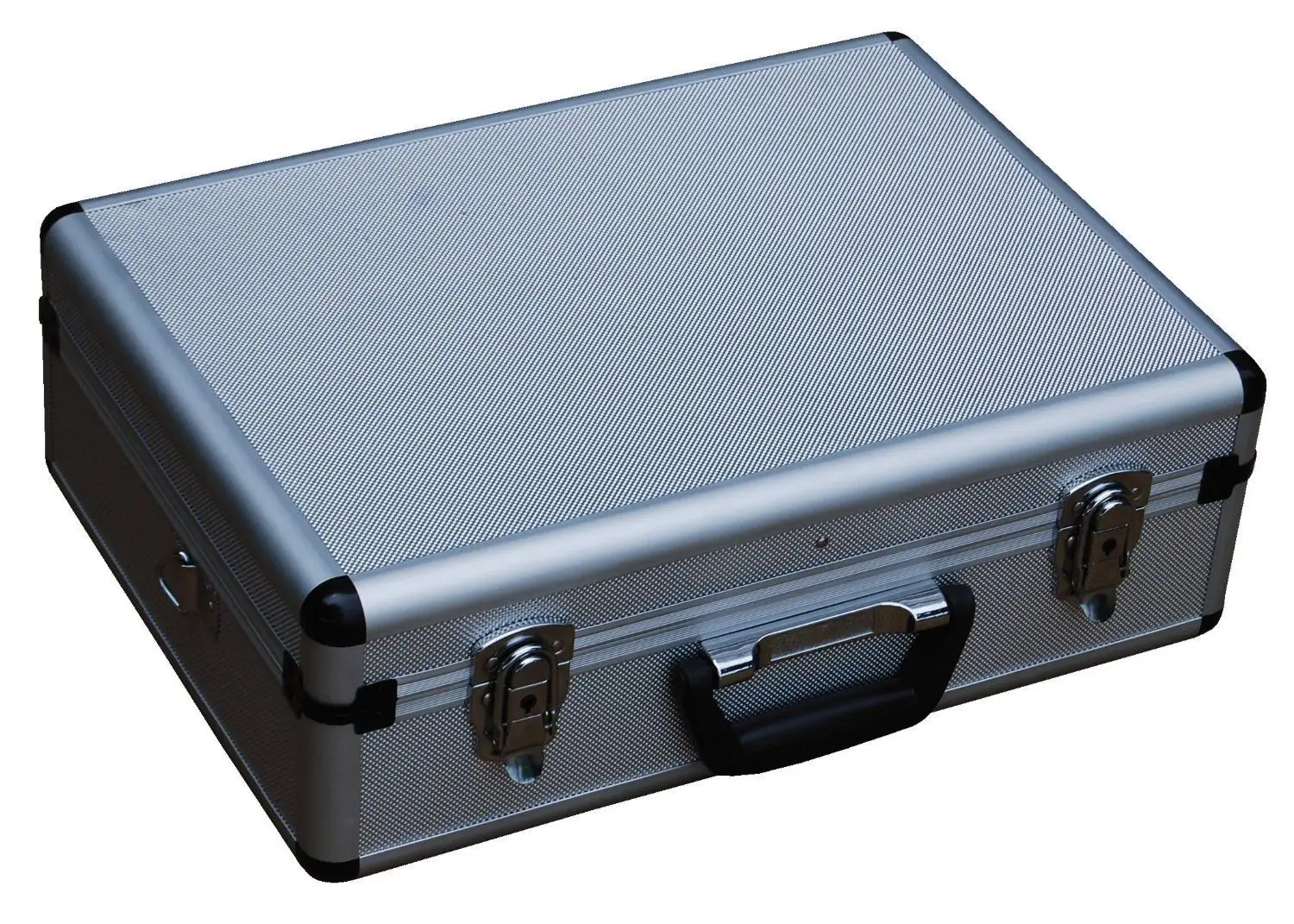 Alumínio metal duro mens pasta portátil caixa de ferramentas transportando caso profissional voo caso