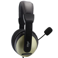 Casque filaire supra-auriculaire ANC JT1688 3,5 mm pour l'enseignement en ligne, la musique, le bureau, l'ordinateur, prise simple/double, Hi-Fi, vente en gros