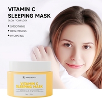JMFREE OEM/ODM Nouveau masque anti-âge traitement éclaircissant à la vitamine C Masque de nuit hydratant à la gelée Bonne nuit