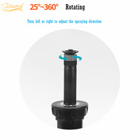 Titans Arroseurs de jardin Popup Pom de haute qualité Buse de rotation à 360 degrés pour système d'arrosage souterrain efficace de pelouse