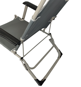 Mobilier d'extérieur réglable bon marché en gros d'usine avec coussin en coton chaise longue de loisirs de plage pliante à gravité zéro - Product Image 5