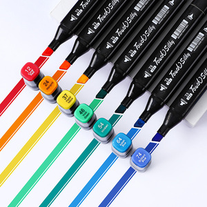 ชุดปากกามาร์คเกอร์กันน้ำ 168 สี สำหรับงานศิลปะ กราฟฟิตี ชนิดน้ำมัน หัวตัดเฉียง สำหรับเขียนบนแผ่นซีดี ขนาดกลาง พร้อมหัวพลาสติกขนาด 0.5 มม. - Product Image 3