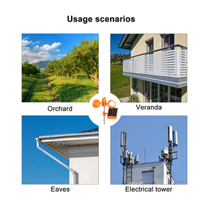 OMNI CATCH 태양열 구동 친환경 고체 플라스틱 새 <span class=keywords><strong>Repeller</strong></span>-360 회전 반사 거울 음성 억제 방수 - Product Image 3