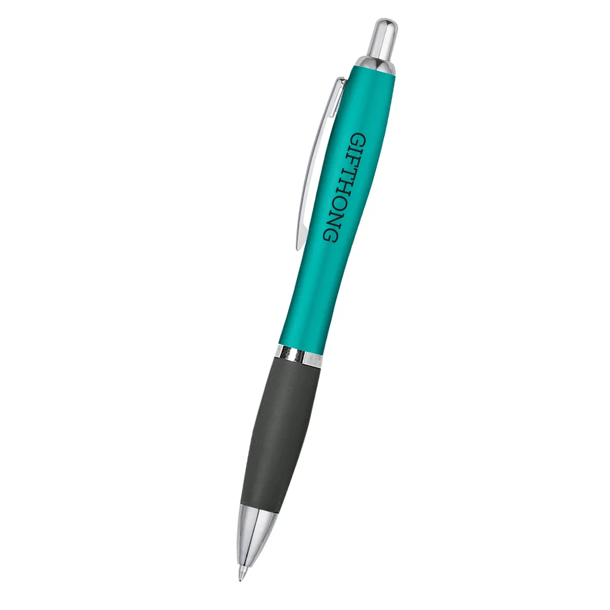 Individuelles Logo Kunststoff Werbung günstige geschenk Kugelschreiber Plunger Satin Ball Punkt Stift für Giveaway