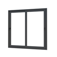 Fenêtre coulissante moderne en aluminium avec rideau suspendu, ouverture verticale, moustiquaire en acier inoxydable, écran pliant pour chambre et cuisine