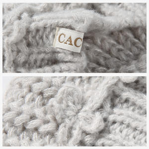 Nouveau chapeau en dentelle <span class=keywords><strong>crochet</strong></span>ée à la main pour l'automne et l'hiver pour femmes, tendance, petit visage, grande circonférence de tête, béret de peintre - Product Image 2