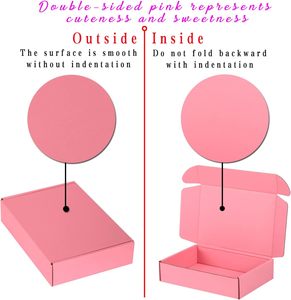 Pink ondulado papelão Gift <span class=keywords><strong>Box</strong></span> com Embossing e Matt laminação para negócios embalagem de creme facial - Product Image 2