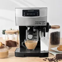 निर्माताओं 6 1 में शक्तिशाली 15 बार पंप काढ़ा सिंगल, डबल शॉट कॉफी लट्टे बरिस्ता एस्प्रेसो कॉफी मशीन