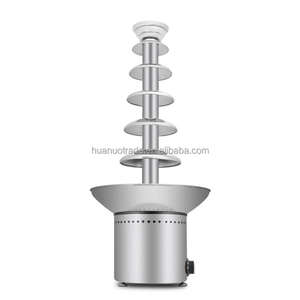 Профессиональная 8-ярусная машина для шоколадного фонтана большой емкости, разборная, моющаяся, для плавления шоколада, фруктов, молока, муки - Product Image 5