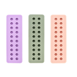 Bandeja para hacer cubitos de hielo de silicona con logotipo personalizado, <span class=keywords><strong>Mini</strong></span> bandeja redonda para hacer cubitos de hielo con bola de tapa, moldes para hacer hielo en el hogar - Product Image 4