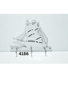 Modern Metal <b>Wall</b> <b>Hooks</b> with Ship Design Decorative Hanging Rack <b>for</b> <b>Keys</b> Coats & Home Organizer Available at Best Price - Product Image 2