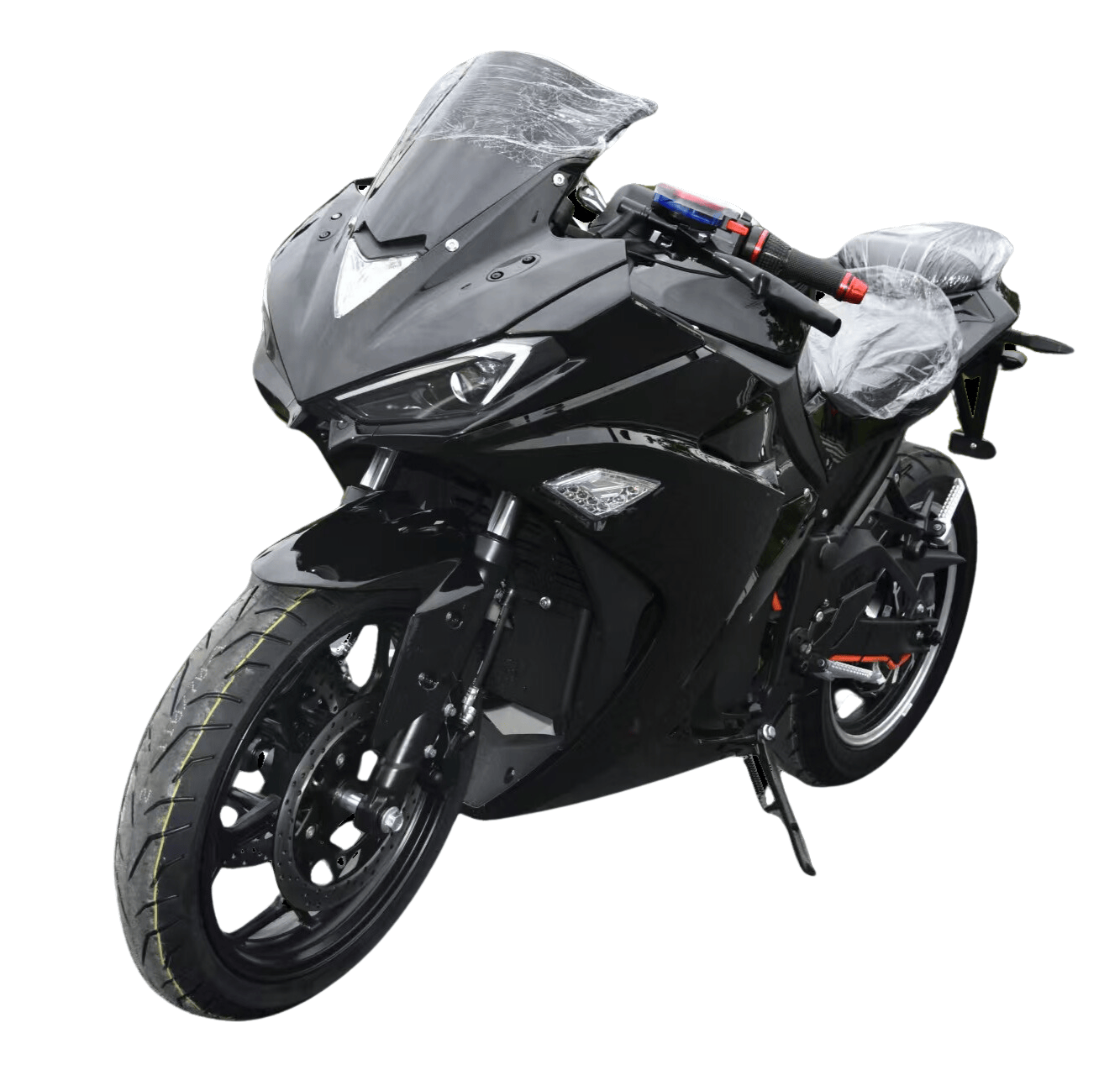 V6 60mph Электрический мотоцикл карбоновая рама ABS система