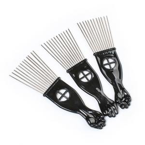 Peigne Afro Leeven 5 tailles, peigne en métal pour Afro-américains, outil <span class=keywords><strong>de</strong></span> <span class=keywords><strong>coiffure</strong></span> pour le coiffage des cheveux, peigne <span class=keywords><strong>de</strong></span> style professionnel - Product Image 3