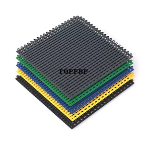 Anti-slip Interlocking Floor <b>Tiles</b> <b>PVC</b> Plastic Grating Flooring - Product Image 2