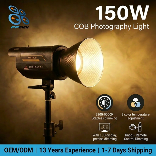 150W Professional Photographer Studio Light 150W Photographic Lighting Studio Video Light Photography Equipment