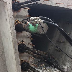 Système d'ancrage rond en fonte certifiée CE, dispositif pour les poignées, tête d'ancrage en cale, acier dans un câble en béton - Product Image 4