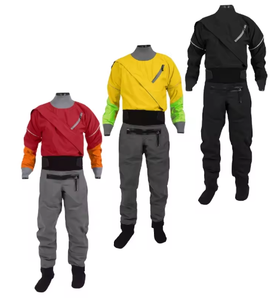 Combinaison étanche à fermeture éclair sur la poitrine pour kayak, 100 % imperméable, combinaison de course pour les aventures, la chasse, la pêche à la mouche - Product Image 4
