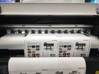 Diskon besar 1.3meter 1300mm Printer dengan satu kepala cetak kertas menulis Eco nonair Printer
