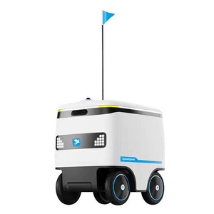 Robot de Entrega Autónomo Comercial para Interiores con Recogida por Código QR y Función de Ascensor, Carga Útil de 5 kg, 24 Horas de Autonomía para Entrega de Alimentos - Product Image 5