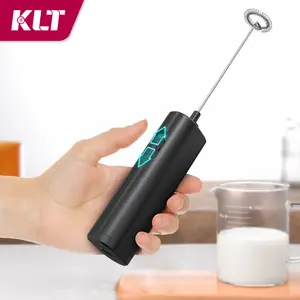 Cheapest Push-cover Design Automatic Handheld Milk Frother for Coffee