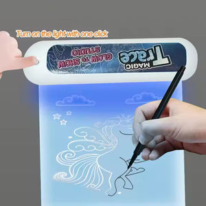 最新DIY LEDライトペインティングリファレンスマジックトレースクリエイティブアート描画学習活動カラフルな教育用子供用ペーパーおもちゃ - Product Image 2