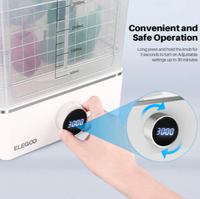 ELEGOO Ensemble Mercury XS, station de séchage et station de lavage séparée pour les grands modèles en résine imprimés en 3D, les modèles en résine pour imprimante 3D LCD.